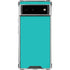 Aqua Blue Blue Solid Google Pixel 6 Clear Case